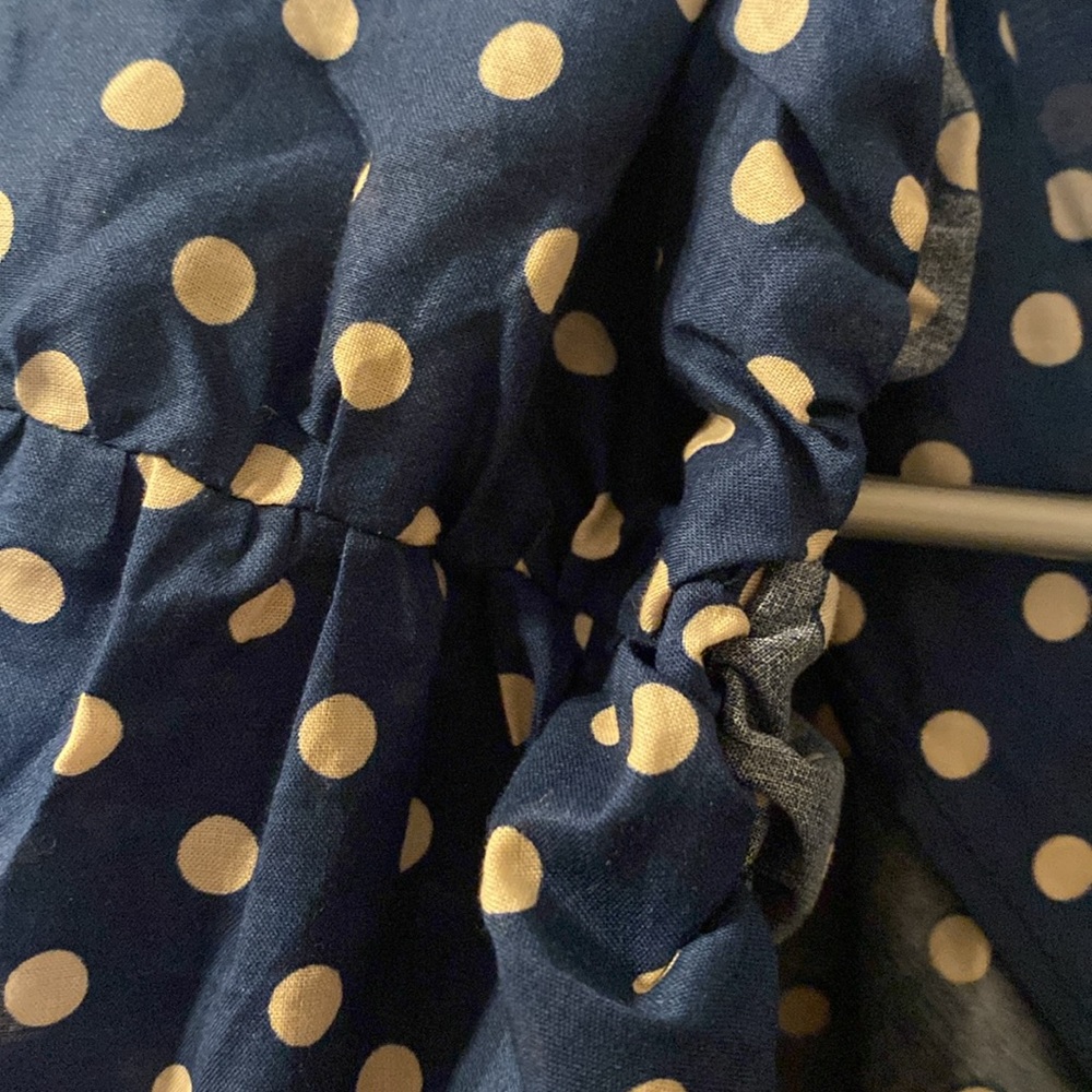 NWT Suzanne Betro polka dot Vneck blouse size 2X - Picture 5 of 7